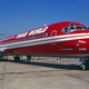 The final TWA flight was flown by an MD-83 in special Wings of Pride livery. (American Airlines)